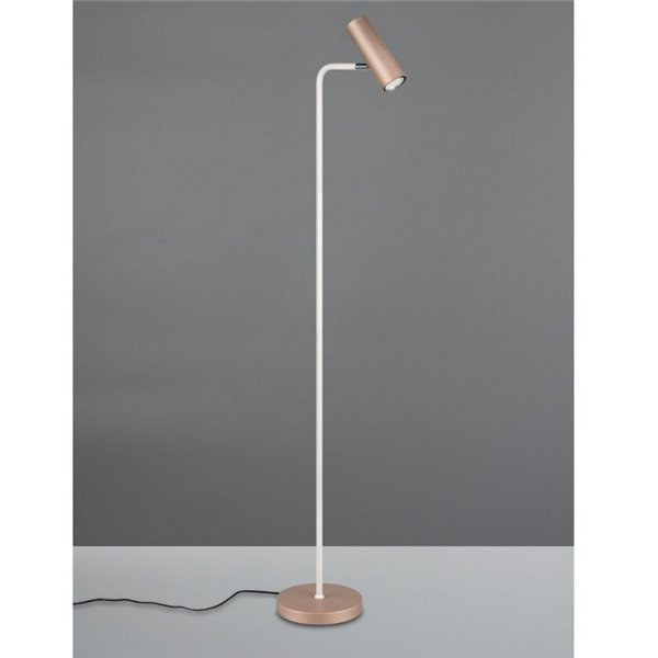 Lámpara de pie MARLEY tipo foco interruptor integrado y cable bombilla excl. 1x GU10 max. 5W IP20