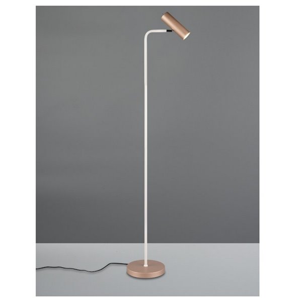 Lámpara de pie MARLEY tipo foco interruptor integrado y cable bombilla excl. 1x GU10 max. 5W IP20