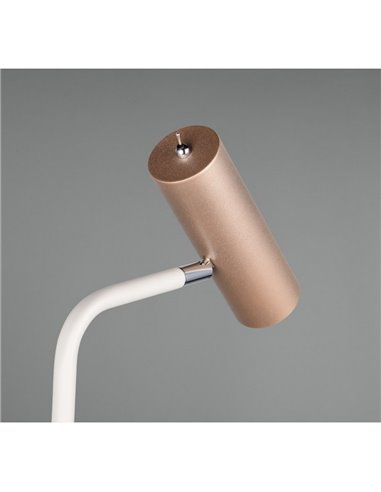 Lámpara de pie MARLEY tipo foco interruptor integrado y cable bombilla excl. 1x GU10 max. 5W IP20