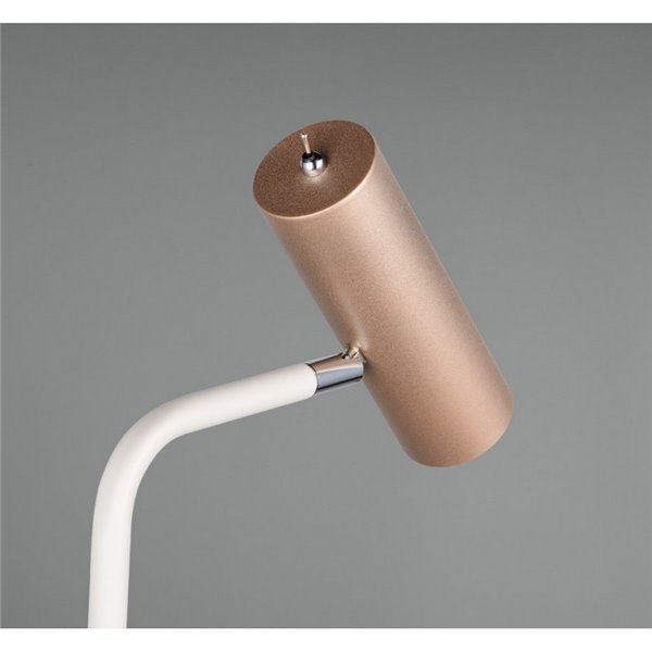 Lámpara de pie MARLEY tipo foco interruptor integrado y cable bombilla excl. 1x GU10 max. 5W IP20