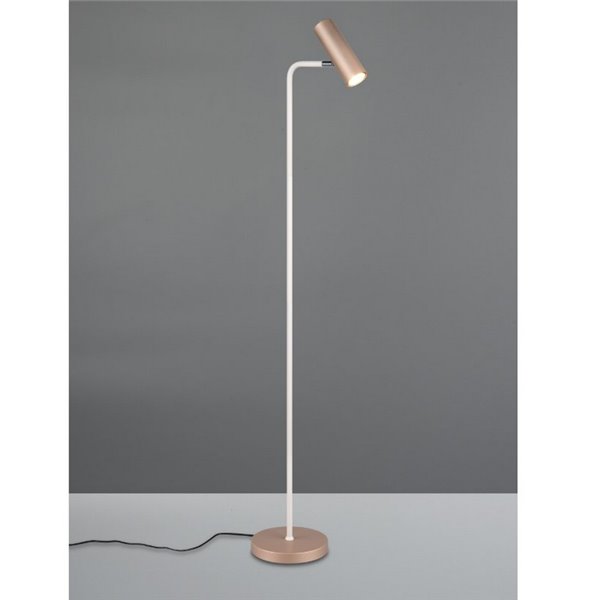 Lámpara de pie MARLEY tipo foco interruptor integrado y cable bombilla excl. 1x GU10 max. 5W IP20