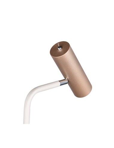 Lámpara de pie MARLEY tipo foco interruptor integrado y cable bombilla excl. 1x GU10 max. 5W IP20