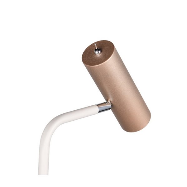 Lámpara de pie MARLEY tipo foco interruptor integrado y cable bombilla excl. 1x GU10 max. 5W IP20