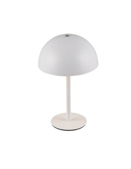 Lámpara de sobremesa LED tipo seta MUNOZ ↕21cm recargable USB y función táctil 1,3W 1x 120lm, 3000K IP20