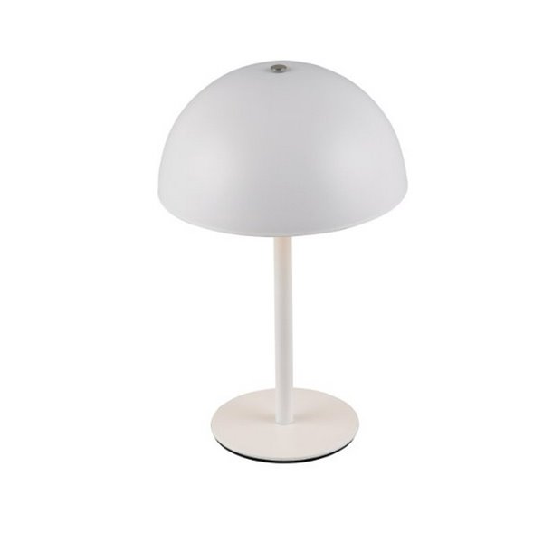 Lámpara de sobremesa LED tipo seta MUNOZ ↕21cm recargable USB y función táctil 1,3W 1x 120lm, 3000K IP20