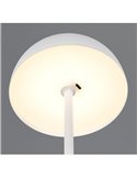 Lámpara de sobremesa LED tipo seta MUNOZ ↕21cm recargable USB y función táctil 1,3W 1x 120lm, 3000K IP20
