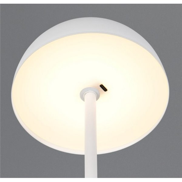 Lámpara de sobremesa LED tipo seta MUNOZ ↕21cm recargable USB y función táctil 1,3W 1x 120lm, 3000K IP20