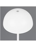 Lámpara de sobremesa LED tipo seta MUNOZ ↕21cm recargable USB y función táctil 1,3W 1x 120lm, 3000K IP20