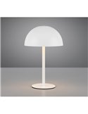 Lámpara de sobremesa LED tipo seta MUNOZ ↕21cm recargable USB y función táctil 1,3W 1x 120lm, 3000K IP20