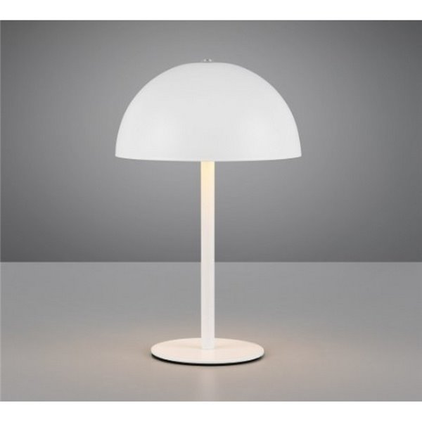 Lámpara de sobremesa LED tipo seta MUNOZ ↕21cm recargable USB y función táctil 1,3W 1x 120lm, 3000K IP20