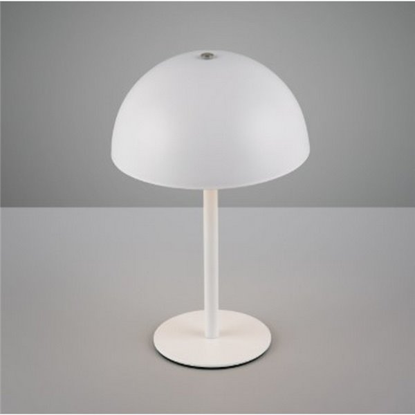 Lámpara de sobremesa LED tipo seta MUNOZ ↕21cm recargable USB y función táctil 1,3W 1x 120lm, 3000K IP20