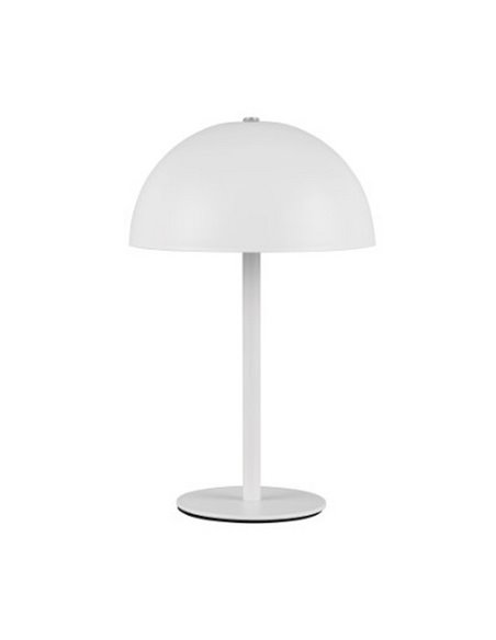 Lámpara de sobremesa LED tipo seta MUNOZ ↕21cm recargable USB y función táctil 1,3W 1x 120lm, 3000K IP20