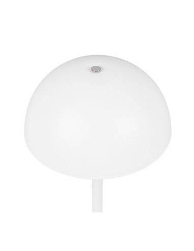 Lámpara de sobremesa LED tipo seta MUNOZ ↕21cm recargable USB y función táctil 1,3W 1x 120lm, 3000K IP20