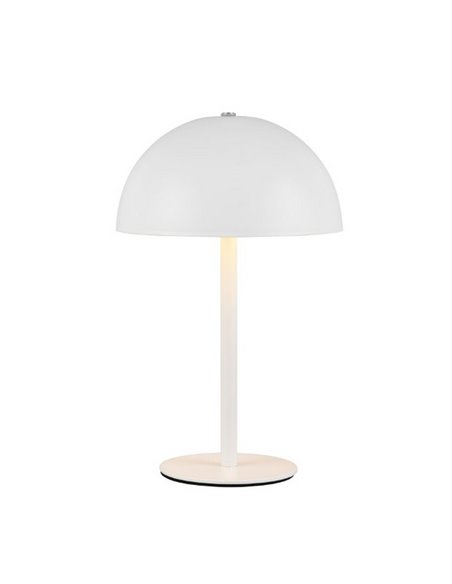 MUNOZ Lâmpada de mesa LED cogumelo ↕21cm USB recarregável e função de toque 1,3 W 1x 120lm, 3000K IP20