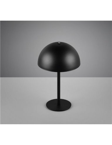 Lampe de table LED rechargeable MUNOZ ↕21cm USB rechargeable 3 niveaux d'éclairage 1,3W 1x 120lm, 3000K IP20