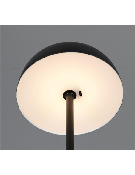 Lámpara LED de sobremesa recargable MUNOZ ↕21cm recargable USB 3 niveles de luz 1,3W 1x 120lm, 3000K IP20