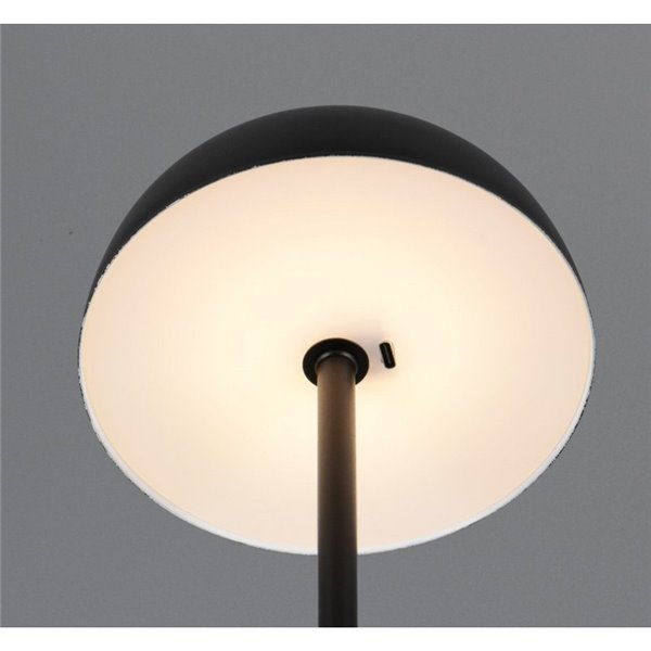 Lámpara LED de sobremesa recargable MUNOZ ↕21cm recargable USB 3 niveles de luz 1,3W 1x 120lm, 3000K IP20