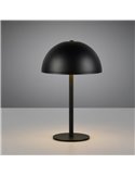 Lámpara LED de sobremesa recargable MUNOZ ↕21cm recargable USB 3 niveles de luz 1,3W 1x 120lm, 3000K IP20