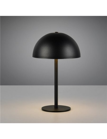 Lampe de table LED rechargeable MUNOZ ↕21cm USB rechargeable 3 niveaux d'éclairage 1,3W 1x 120lm, 3000K IP20