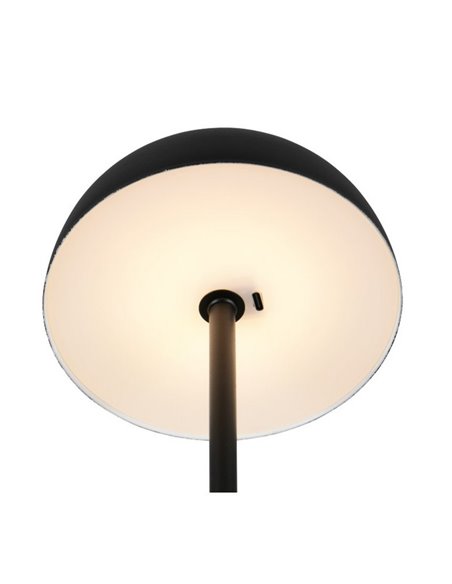 Lámpara LED de sobremesa recargable MUNOZ ↕21cm recargable USB 3 niveles de luz 1,3W 1x 120lm, 3000K IP20