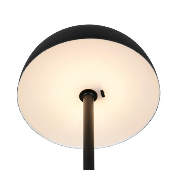 Lámpara LED de sobremesa recargable MUNOZ ↕21cm recargable USB 3 niveles de luz 1,3W 1x 120lm, 3000K IP20