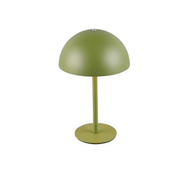 Lámpara de mesa LED recargable USB MUNOZ ↕21cm tipo seta, 3 niveles de luz 1,3W 1x 120lm, 3000K IP20