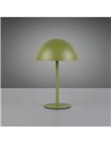 Lámpara de mesa LED recargable USB MUNOZ ↕21cm tipo seta, 3 niveles de luz 1,3W 1x 120lm, 3000K IP20