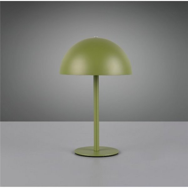 Lámpara de mesa LED recargable USB MUNOZ ↕21cm tipo seta, 3 niveles de luz 1,3W 1x 120lm, 3000K IP20