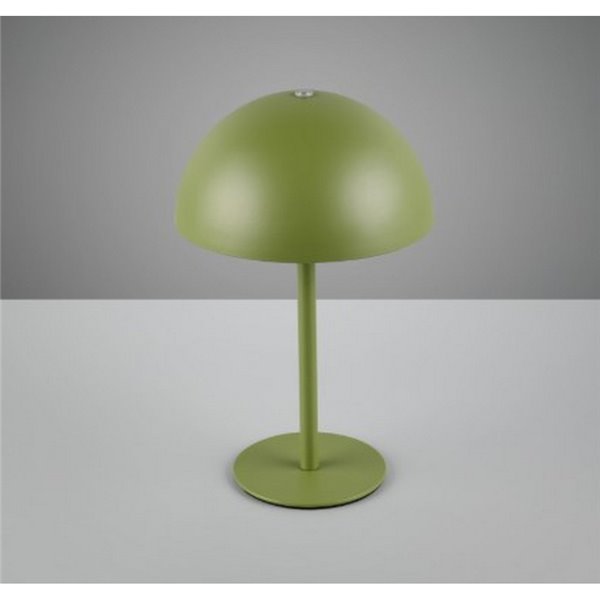 Lámpara de mesa LED recargable USB MUNOZ ↕21cm tipo seta, 3 niveles de luz 1,3W 1x 120lm, 3000K IP20