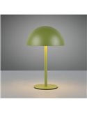 Lámpara de mesa LED recargable USB MUNOZ ↕21cm tipo seta, 3 niveles de luz 1,3W 1x 120lm, 3000K IP20