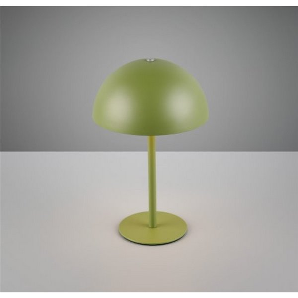 Lámpara de mesa LED recargable USB MUNOZ ↕21cm tipo seta, 3 niveles de luz 1,3W 1x 120lm, 3000K IP20