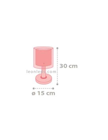 Lámpara de Sobremesa Infantil Juvenil gotas de agua de colores Serie Color Rain Dalber 41431 | LeonLeds Iluminación