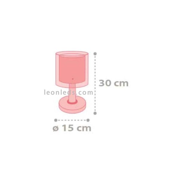 Lámpara de Sobremesa Infantil Juvenil gotas de agua de colores Serie Color Rain Dalber 41431 | LeonLeds Iluminación