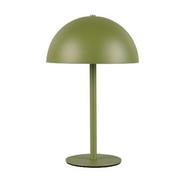 Lámpara de mesa LED recargable USB MUNOZ ↕21cm tipo seta, 3 niveles de luz 1,3W 1x 120lm, 3000K IP20