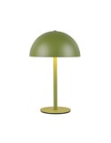 Lámpara de mesa LED recargable USB MUNOZ ↕21cm tipo seta, 3 niveles de luz 1,3W 1x 120lm, 3000K IP20