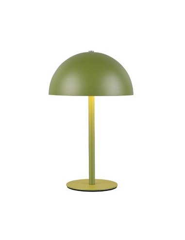 Lámpara de mesa LED recargable USB MUNOZ ↕21cm tipo seta, 3 niveles de luz 1,3W 1x 120lm, 3000K IP20