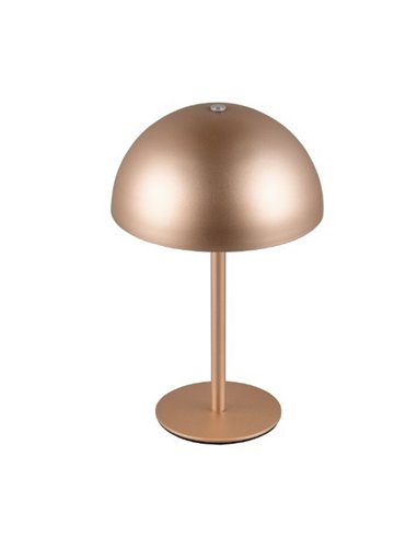 Lámpara de mesa LED seta MUNOZ ↕21cm recargable USB y función táctil 1,3W 1x 120lm, 3000K IP20