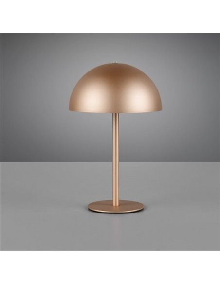 Lámpara de mesa LED seta MUNOZ ↕21cm recargable USB y función táctil 1,3W 1x 120lm, 3000K IP20