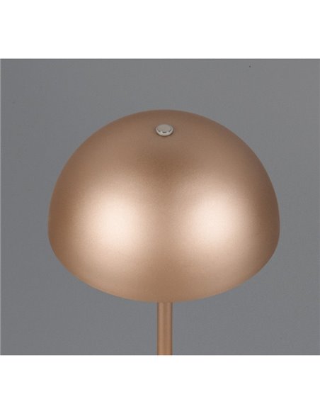 Lámpara de mesa LED seta MUNOZ ↕21cm recargable USB y función táctil 1,3W 1x 120lm, 3000K IP20