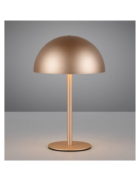 Lámpara de mesa LED seta MUNOZ ↕21cm recargable USB y función táctil 1,3W 1x 120lm, 3000K IP20