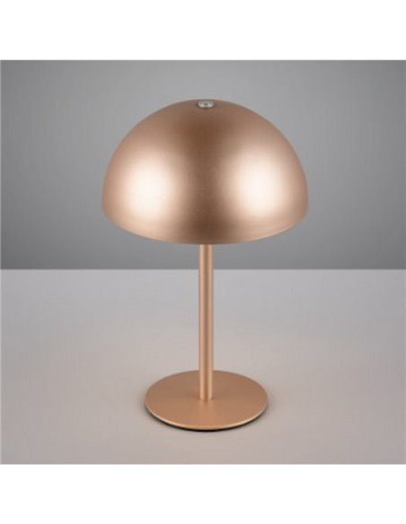 Lámpara de mesa LED seta MUNOZ ↕21cm recargable USB y función táctil 1,3W 1x 120lm, 3000K IP20