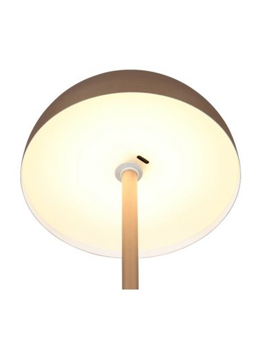 Lámpara de mesa LED seta MUNOZ ↕21cm recargable USB y función táctil 1,3W 1x 120lm, 3000K IP20