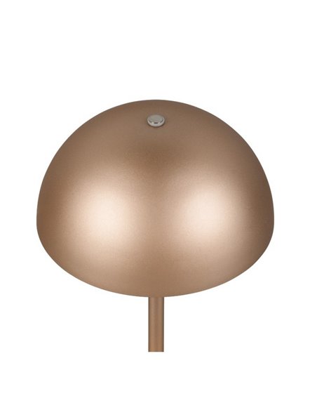 Lampe de table LED champignon MUNOZ ↕21cm rechargeable par USB et fonction tactile 1,3W 1x 120lm, 3000K IP20