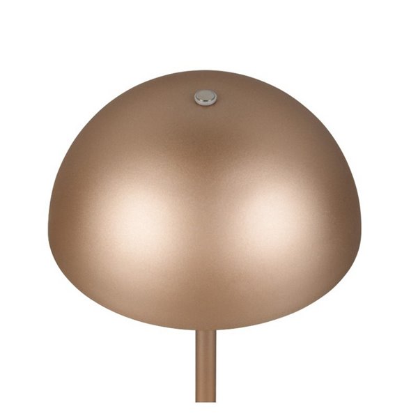 Lampe de table LED champignon MUNOZ ↕21cm rechargeable par USB et fonction tactile 1,3W 1x 120lm, 3000K IP20