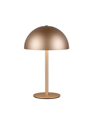Lámpara de mesa LED seta MUNOZ ↕21cm recargable USB y función táctil 1,3W 1x 120lm, 3000K IP20