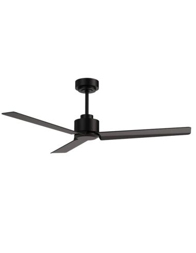 Ventilador de techo Anne negro mate con aspas grafito 75819 Sin luz Sulion | LeonLeds