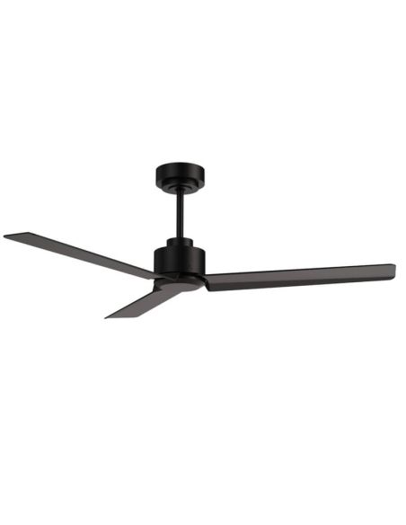 Ventilador de techo Anne negro mate con aspas grafito 75819 Sin luz Sulion | LeonLeds