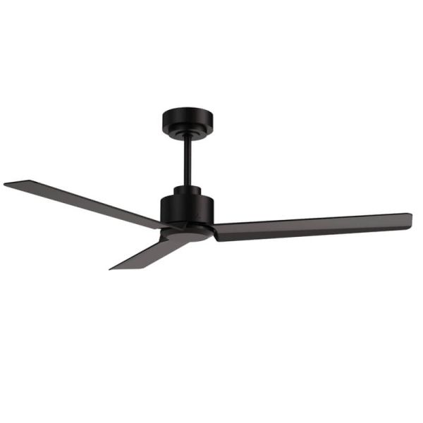 Ventilador de techo Anne negro mate con aspas grafito 75819 Sin luz Sulion | LeonLeds