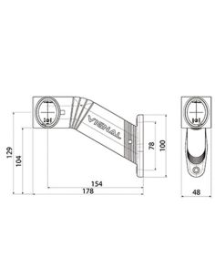 Galibo FA3 LED 12/24V Cristal + Rojo + Ámbar | Recambio Original Fruehauf, Ferruz, Guillen, Leciñena, Samro, Voltrailer Vignal 2