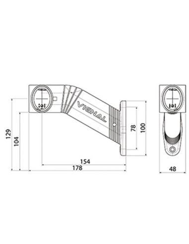 Galibo FA3 LED 12/24V Glas + Rot +...